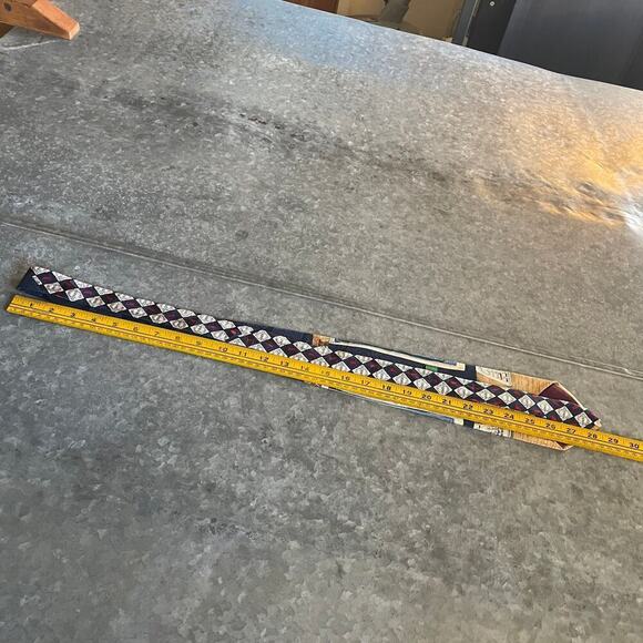 Vintage Tabasco Computer Keyboard Pepper Fest Festival Silk Tie 90s Hot Sauce - Picture 10 of 11